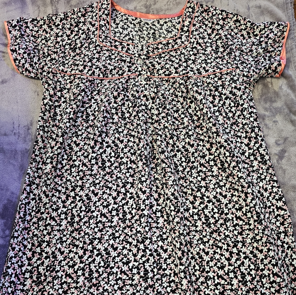 Ethnic Maxi Dress | Women's Dress | Black Floral Dress | New, never worn